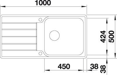 Blanco Classimo XL 6 S-IF nerez