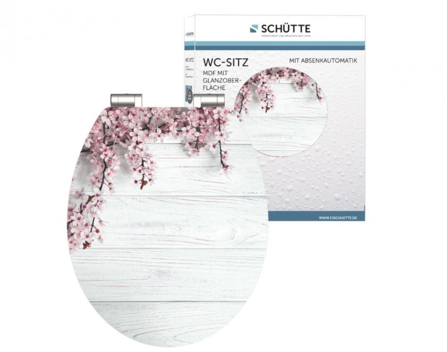 Schütte  Flowers and Wood | MDF HG, Soft Close
