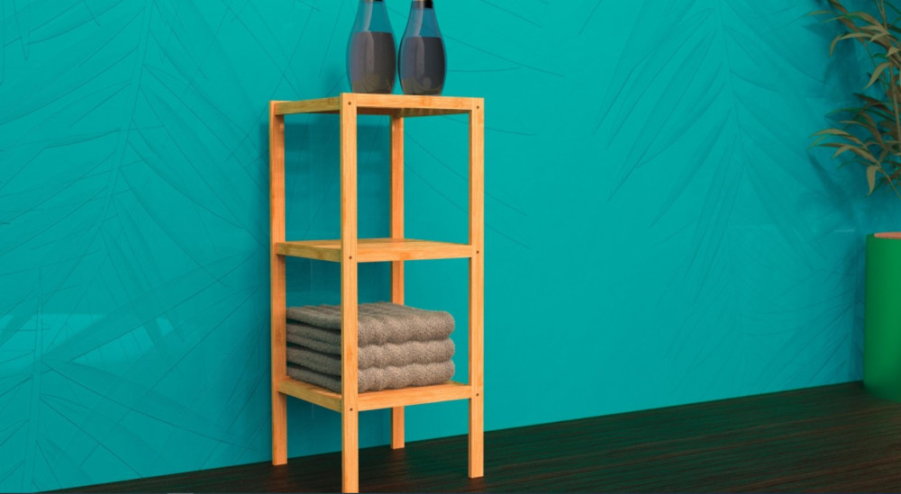 Schütte bambusová polica s 3 priehradkami ( BMBA02-REG31 )