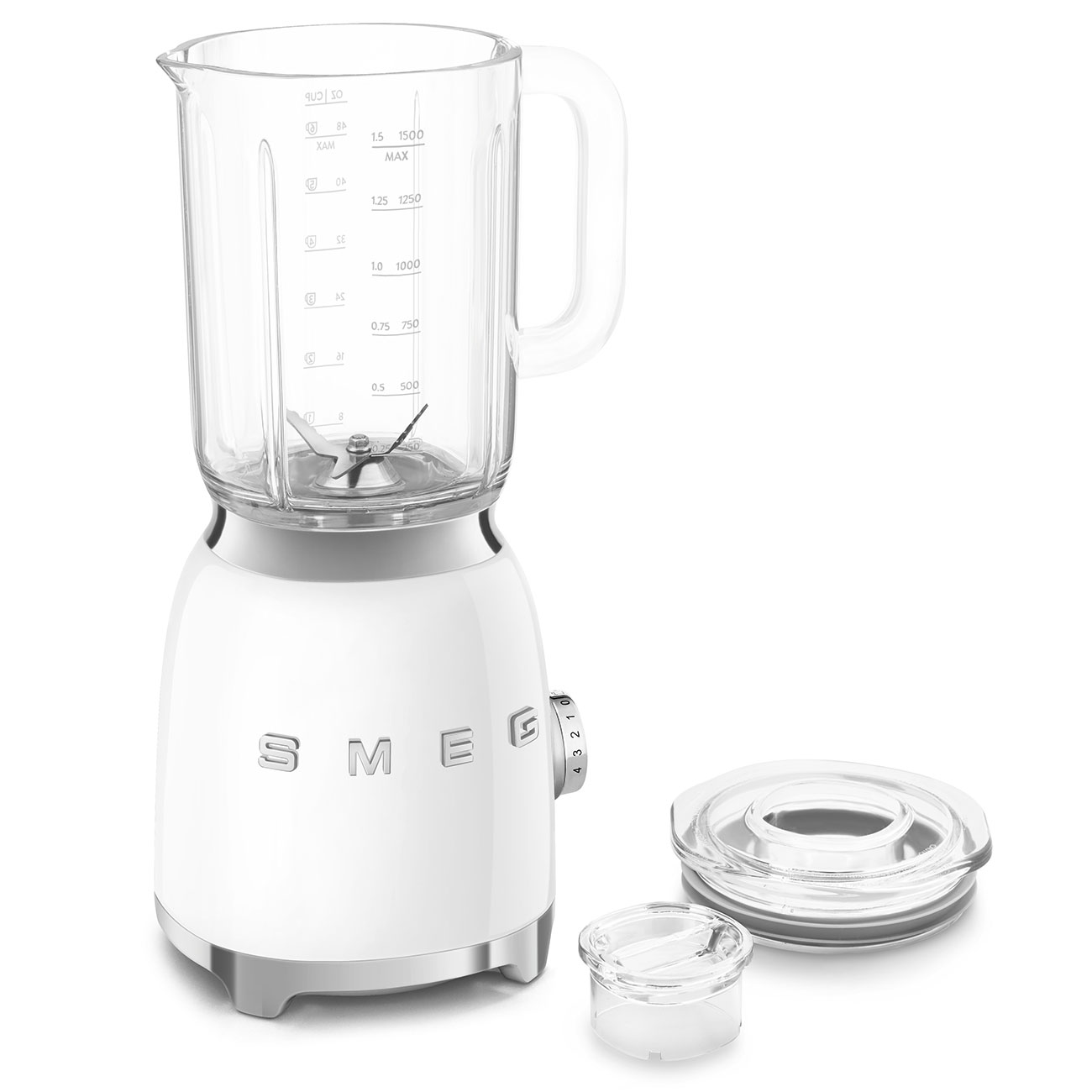 Stolný mixer Smeg BLF03WHEU biela