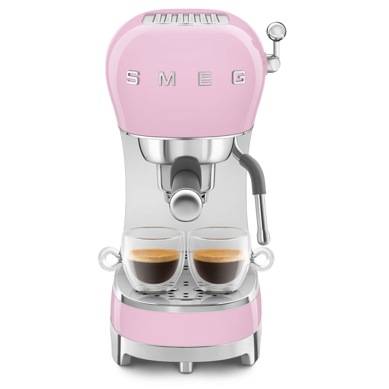 Espresso Kávovar Smeg ECF02PKEU ružová
