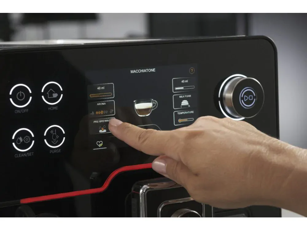 Gaggia New Accademia Black Glass
