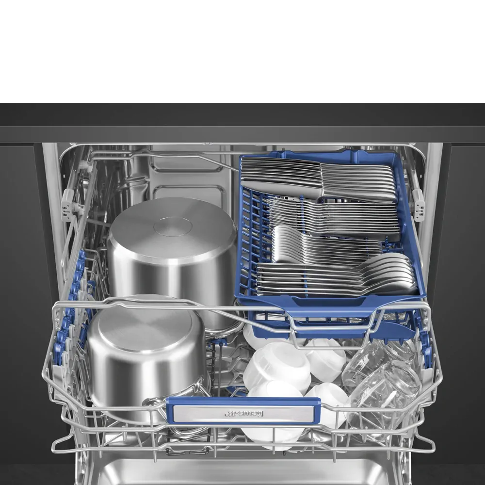 Vstavaná umývačka riadu Smeg Universal STL324BQL strieborná