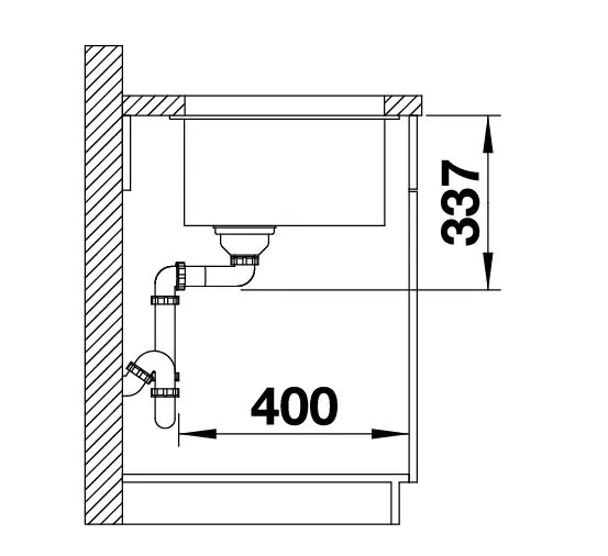 Blanco Subline 800-U antracit
