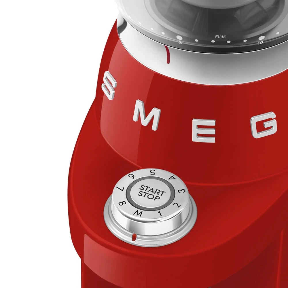 Mlynček na kávu Smeg CGF03RDEU červená