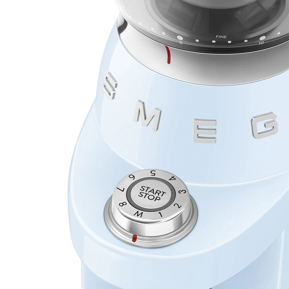 Mlynček na kávu Smeg CGF03PBEU pastel modrá