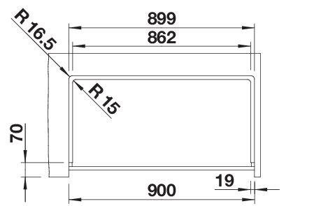 Blanco Vintera XL 9-UF antracit