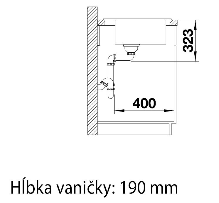 Blanco Palona 6 keramika čierna s tiahlom