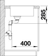Blanco Supra 400-IF nerez
