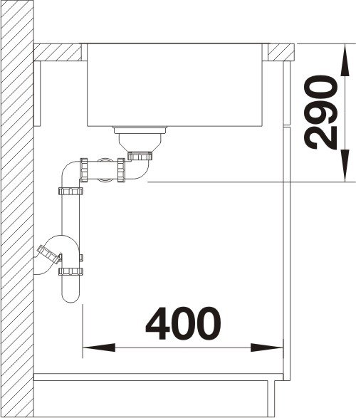 Blanco Andano 340/340-IF nerez