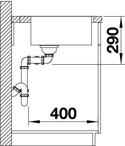 Blanco Andano 340/340-IF/A nerez