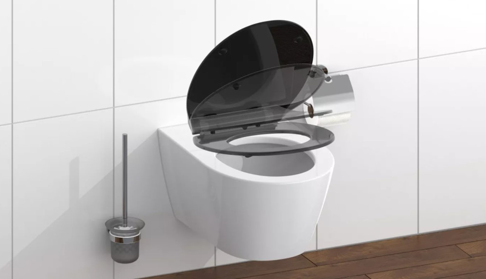 Schütte Slim Black | Duroplast, Soft Close
