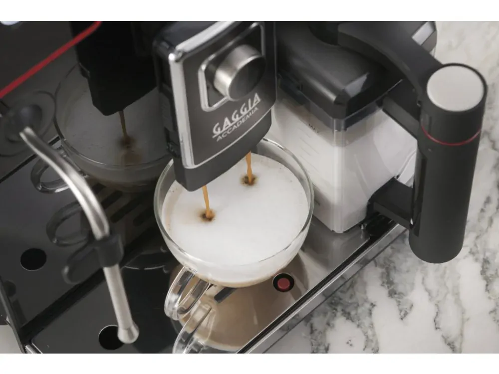 Gaggia New Accademia Black Glass