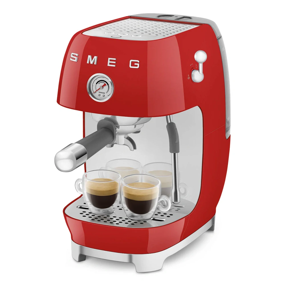Espresso Kávovar Smeg ECF03RDEU červená