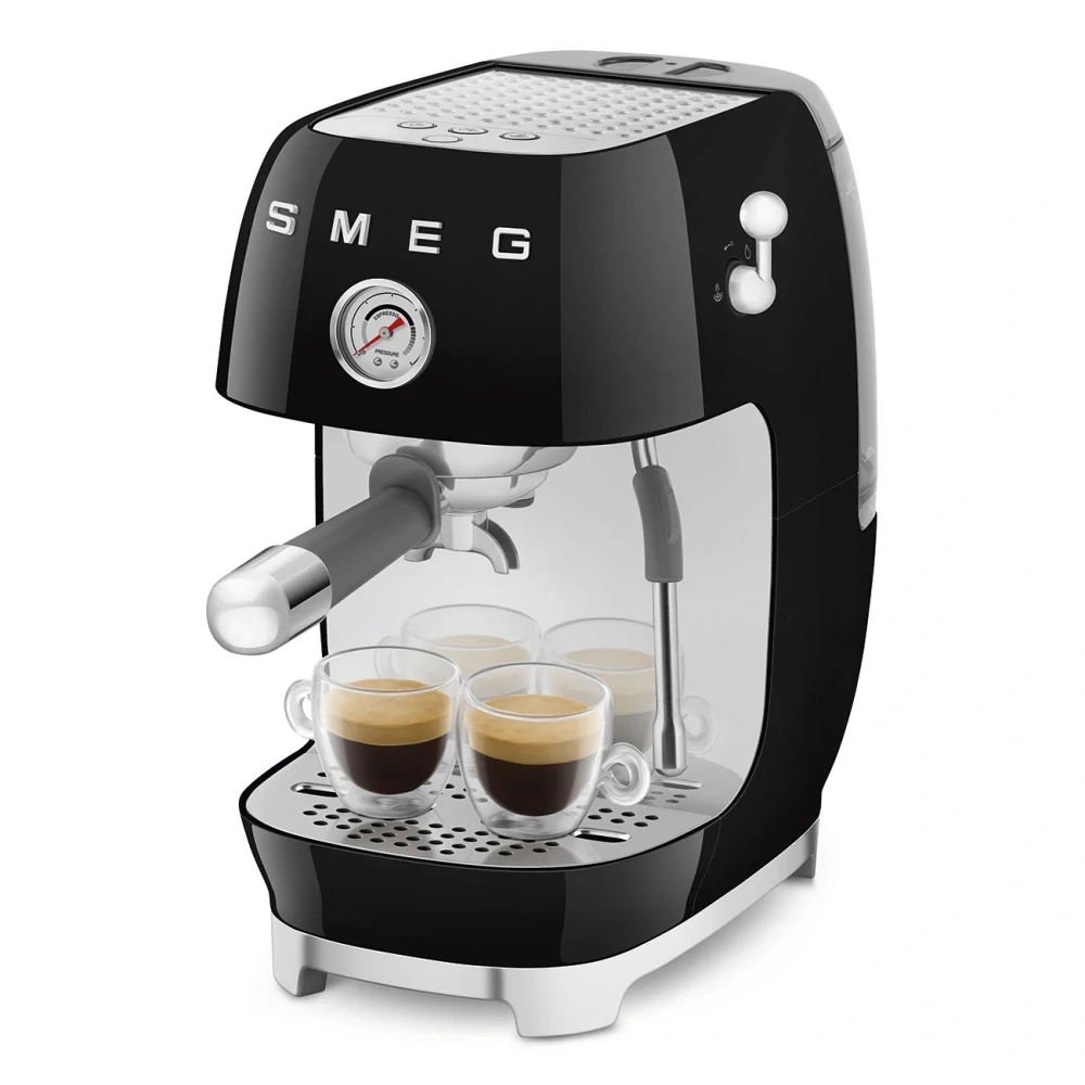 Espresso Kávovar Smeg ECF03BLEU čierna
