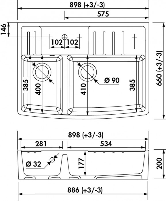 Chambord Berlioz 900.2 biela
