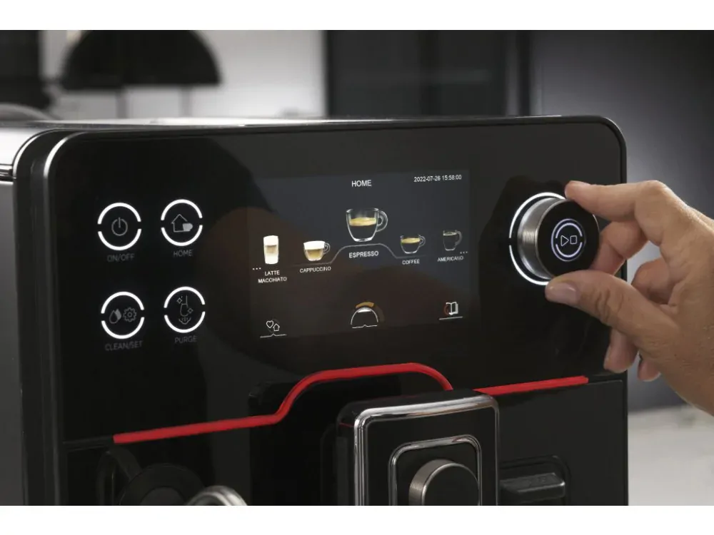 Gaggia New Accademia Black Glass