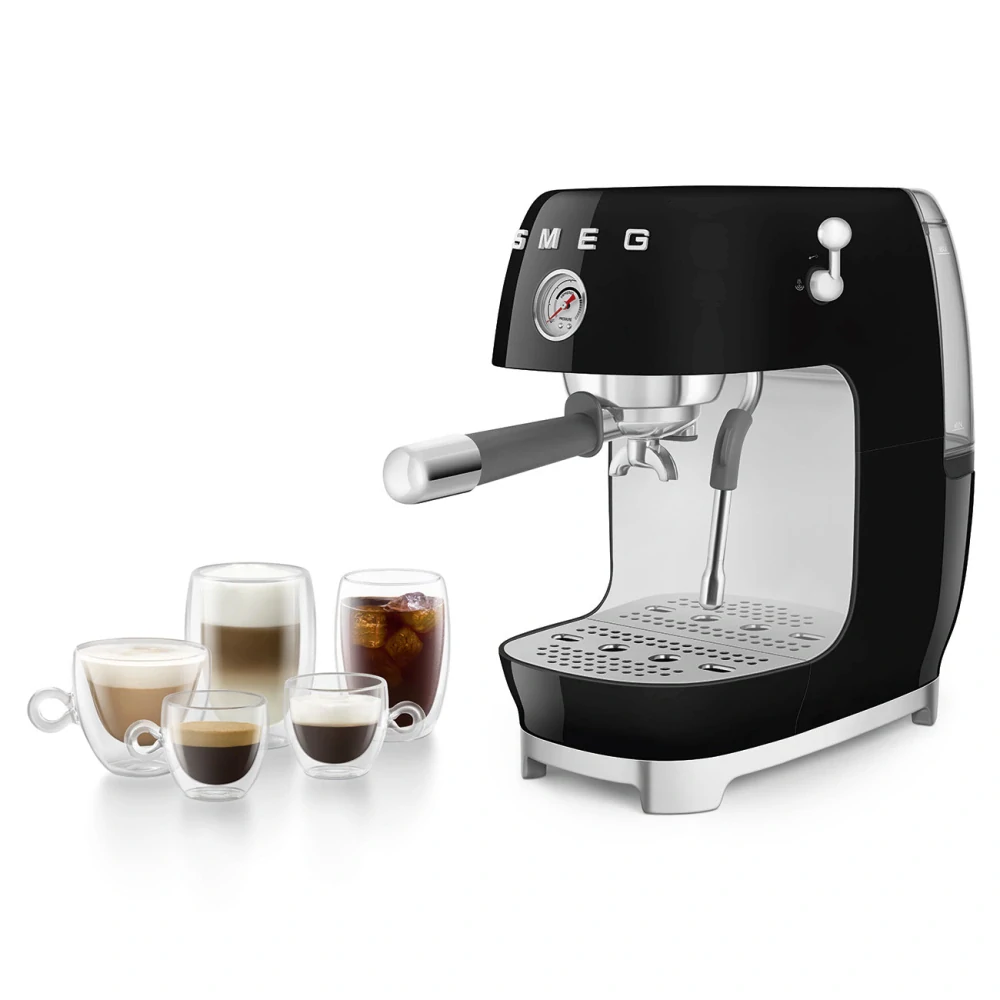 Espresso Kávovar Smeg ECF03BLEU čierna