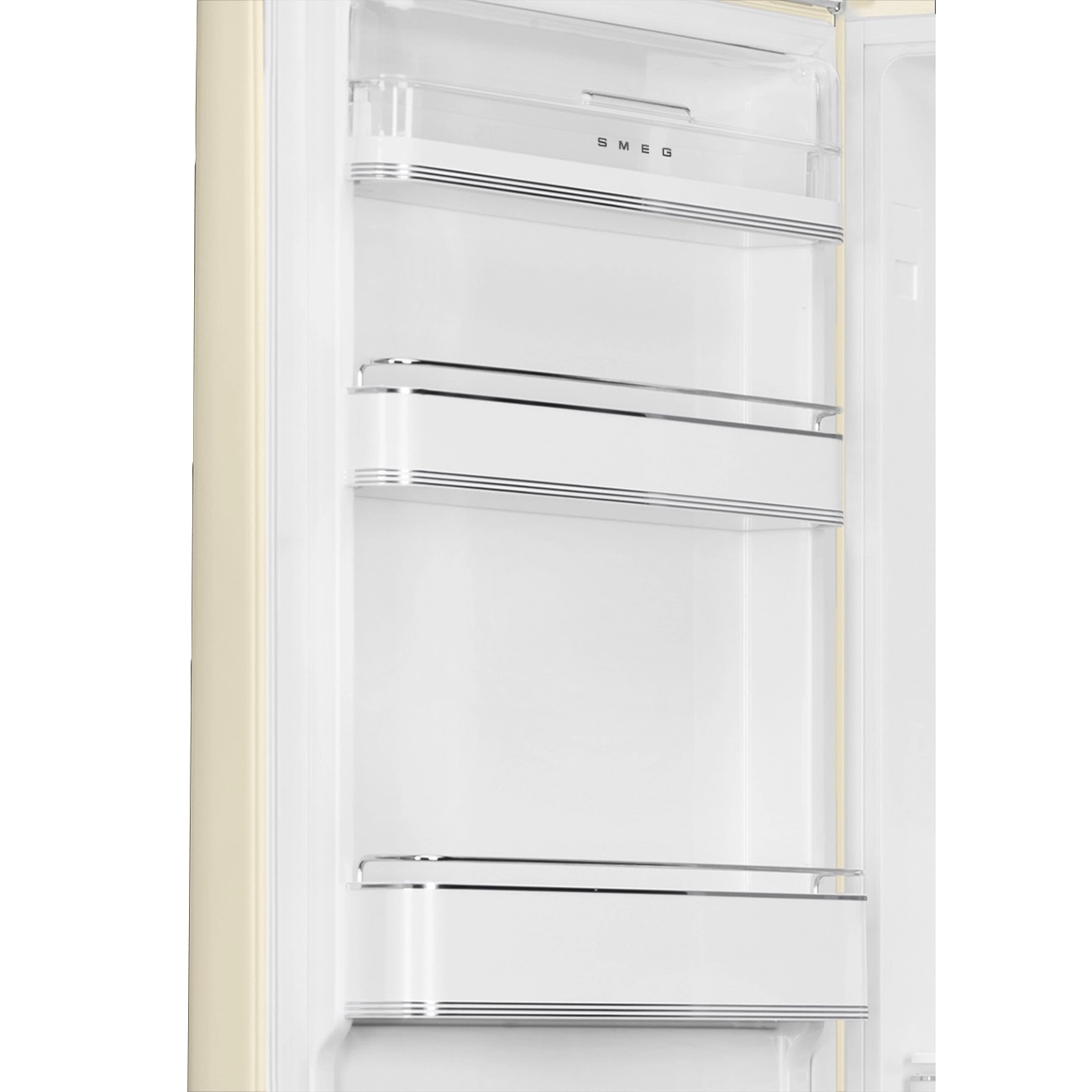 Kombinovaná chladnička s mrazničkou Smeg FAB32LCR5 krémová ľavý pánt