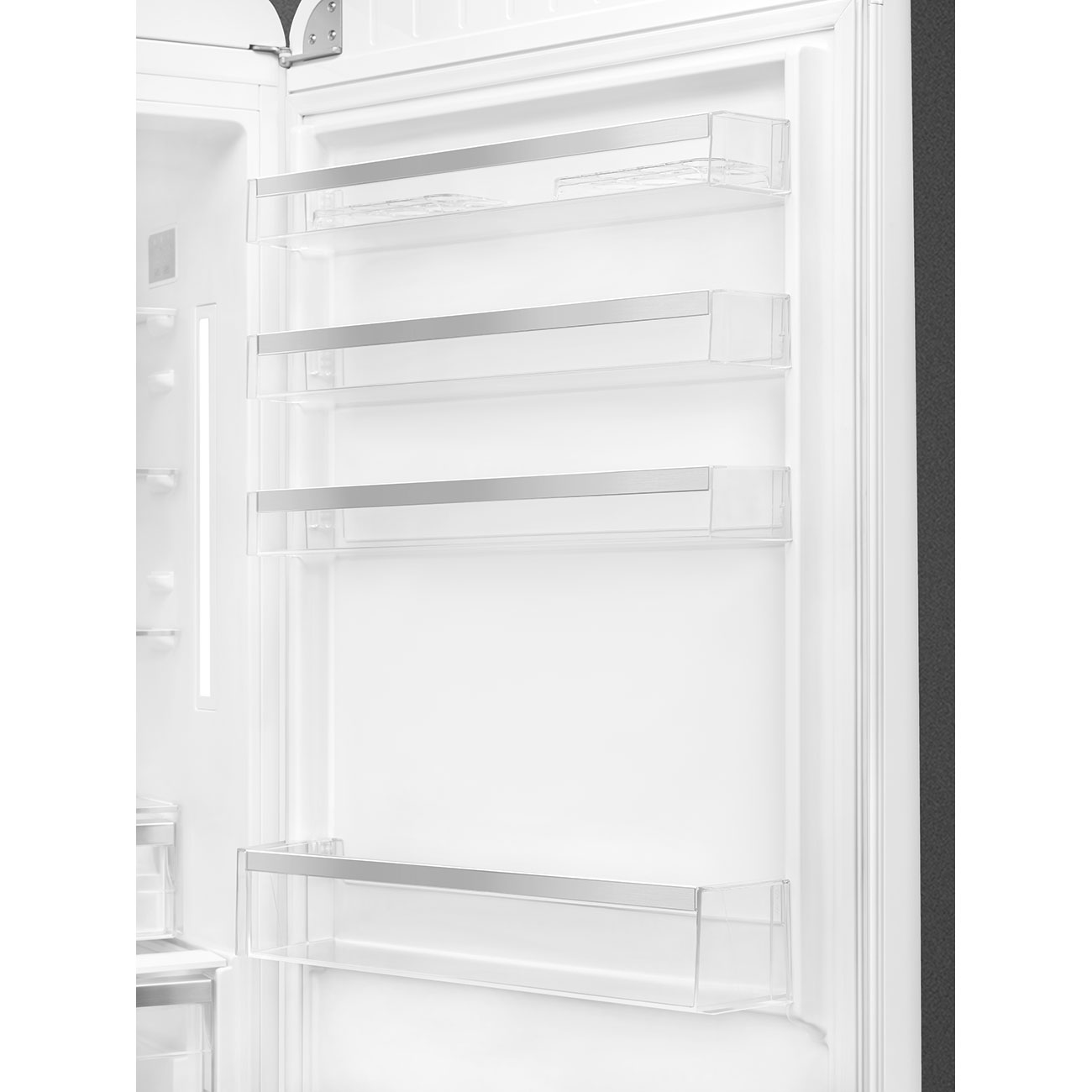 Kombinovaná chladnička s mrazničkou Smeg FAB38RWH5 biela pravý pánt