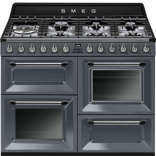 Plynový sporák Smeg Victoria TR4110GR tmavo šedá