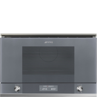 Vstavaná mikrovlnná rúra Smeg Linea MP122S1 strieborná