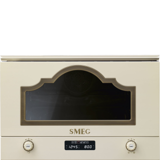 Vstavaná mikrovlnná rúra Smeg Cortina MP722PO krémová