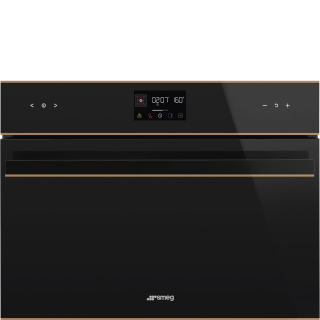 Vstavaná mikrovlnná rúra Smeg Dolce Stil Novo Galileo SO4602M1NR čierna