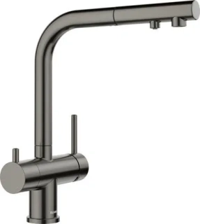 Blanco Fontas-S II satin dark steel výsuvná sprška