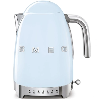 Rýchlovarná kanvica Smeg KLF04PBEU s variabilnou teplotou pastel modrá