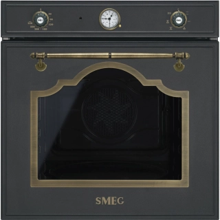 Vstavaná rúra Smeg Cortina SF700AO antracitová/mosadz