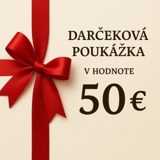 Darčeková poukážka v hodnote 50 €
