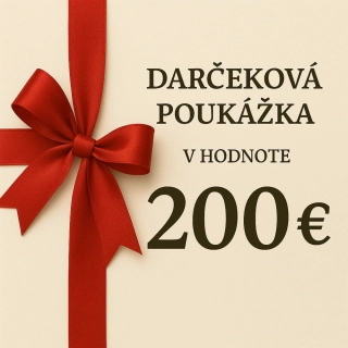 Darčeková poukážka v hodnote 200 €