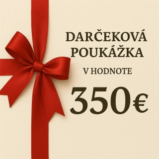 Darčeková poukážka v hodnote 350 €