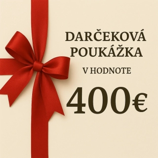 Darčeková poukážka v hodnote 400 €