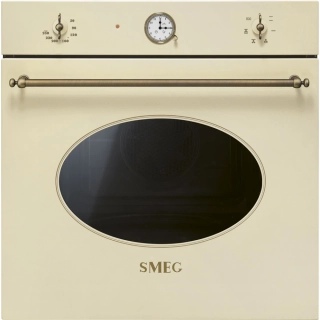 Vstavaná rúra Smeg Colonial SF68C1PO krémová/mosadz