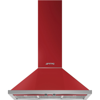 Digestor Smeg Portofino KPF9RD červená