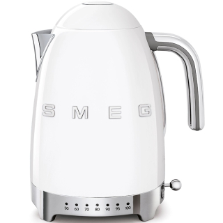 Rýchlovarná kanvica Smeg KLF04WHEU s variabilnou teplotou biela