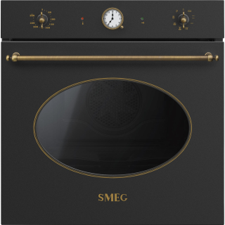 Vstavaná rúra Smeg Colonial SFP805AO antracit/mosadz
