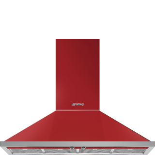 Digestor Smeg Portofino KPF12RD červená