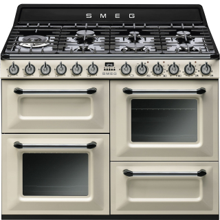 Plynový sporák Smeg Victoria TR4110P1 krémová