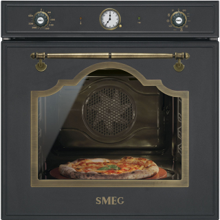 Vstavaná rúra Smeg Cortina SFP750AOPZ antracit/mosadz