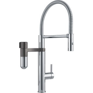 Franke Vital Tap S koncovkou na hadici/pružine, S reguláciou Sprcha/Prúd Chróm/Gun Metal