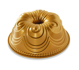 Nordic Ware forma na bábovku Chiffon, zlatá, 2,4 l